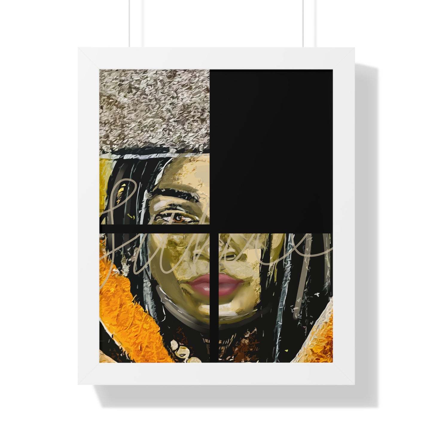 Wall Art Framed Vertical Poster