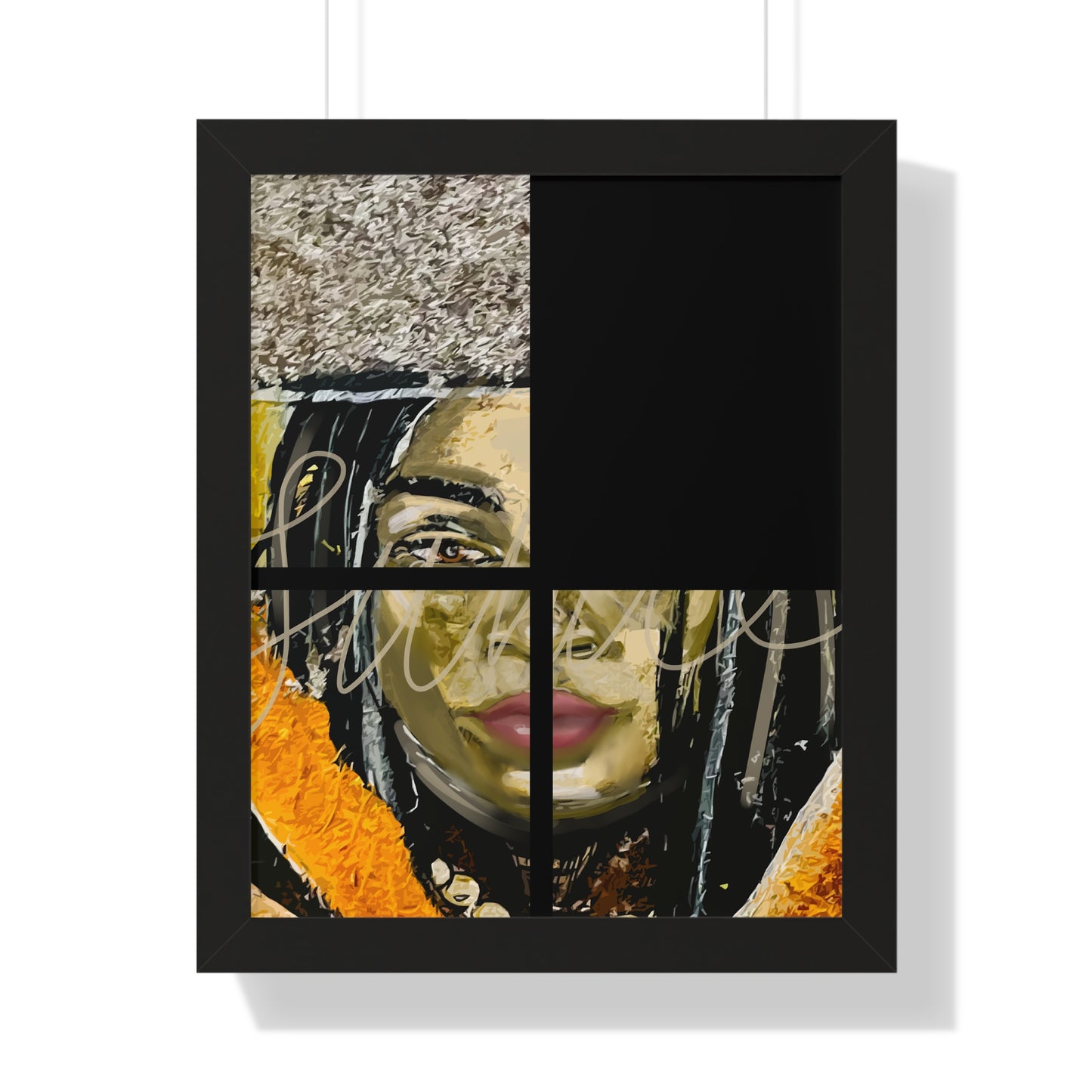 Wall Art Framed Vertical Poster