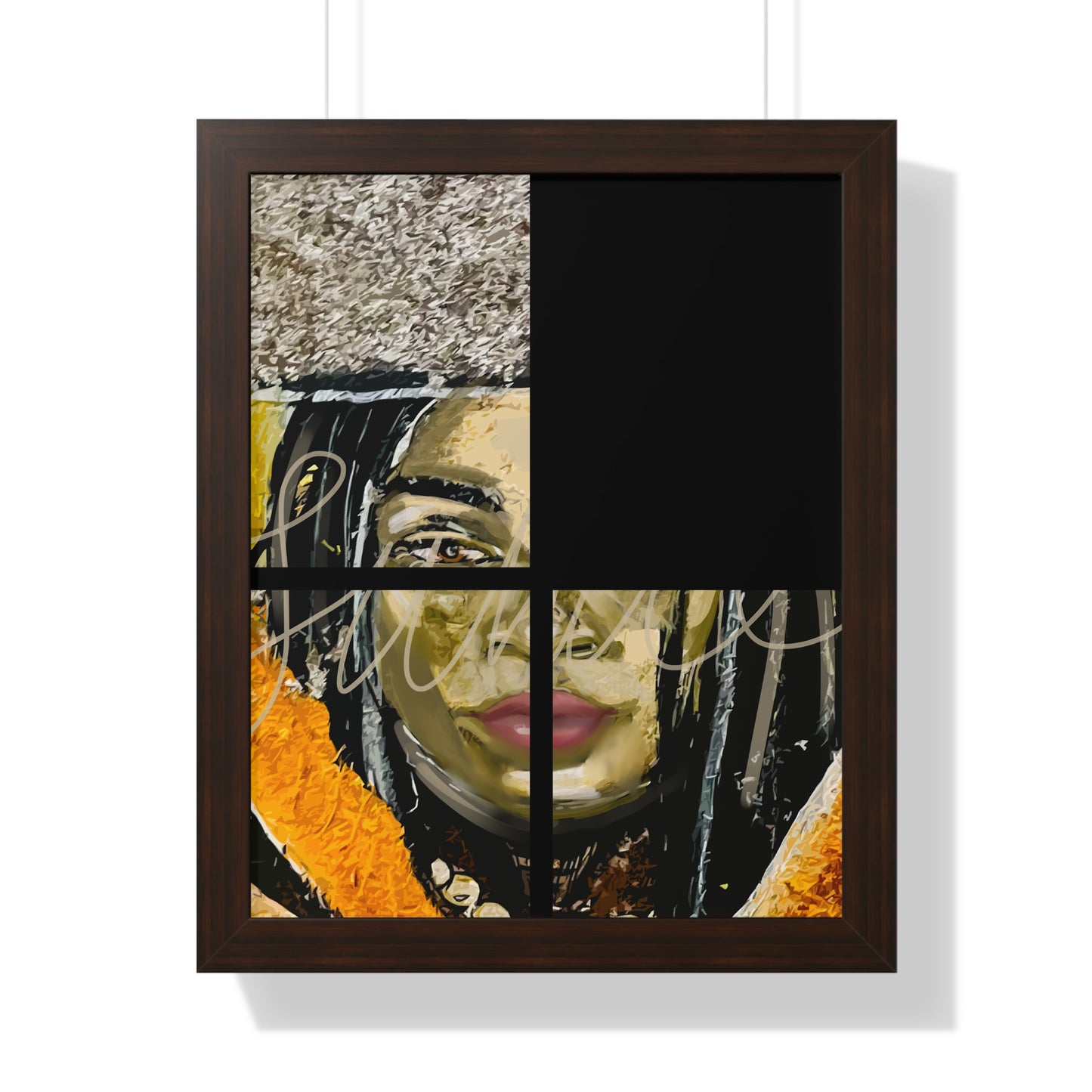 Wall Art Framed Vertical Poster