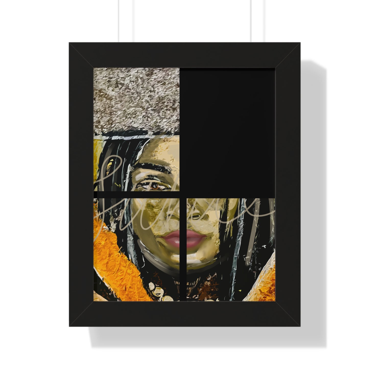 Wall Art Framed Vertical Poster