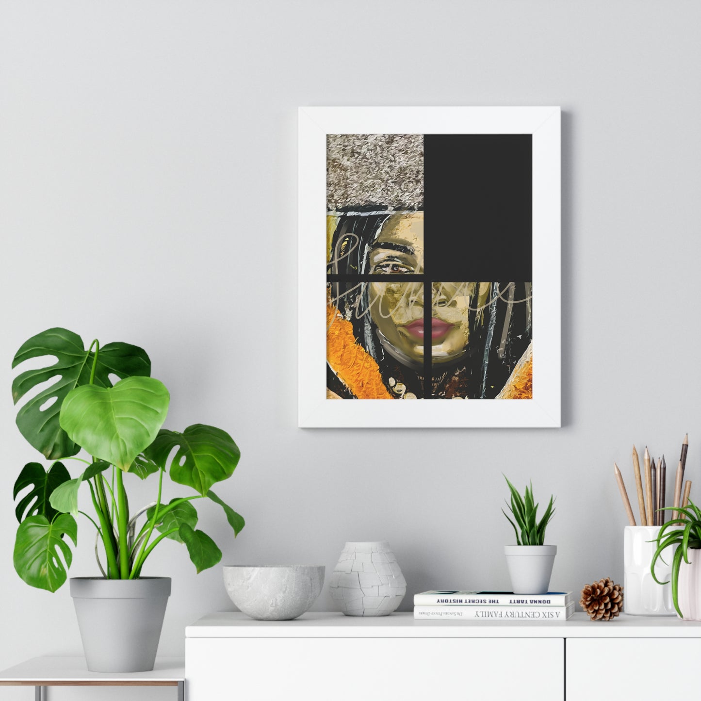 Wall Art Framed Vertical Poster