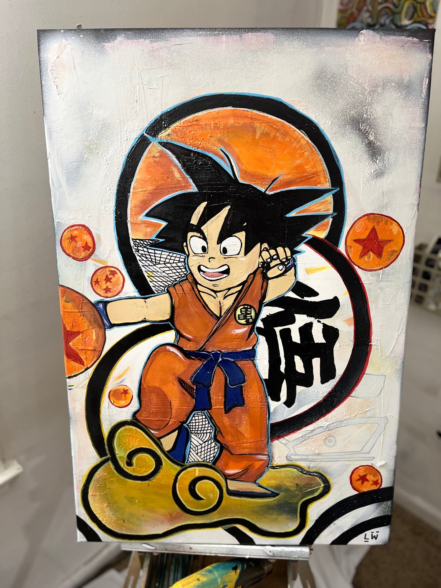 Limited Edition Dragonball Z's GOKU FanArt by LWhite