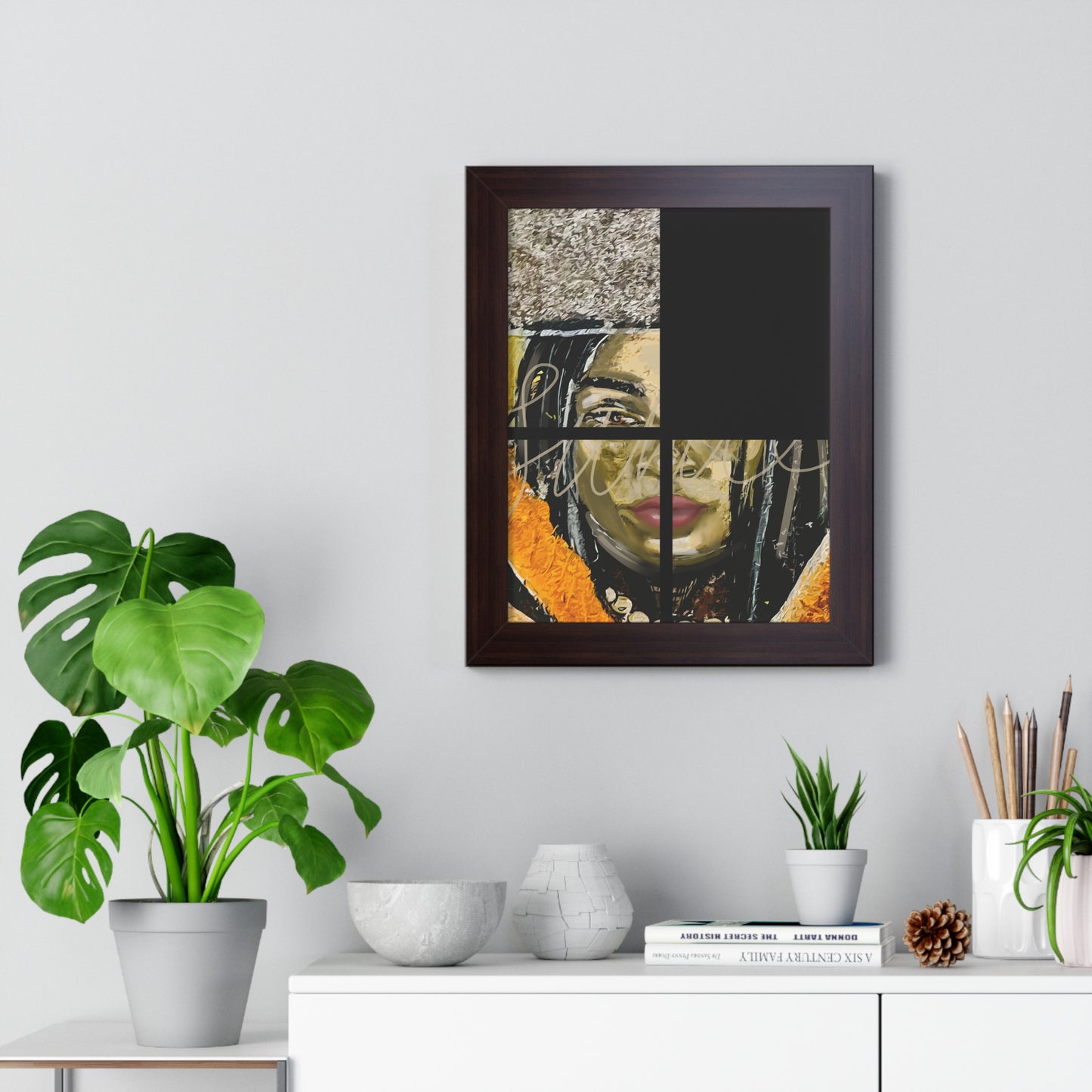 Wall Art Framed Vertical Poster
