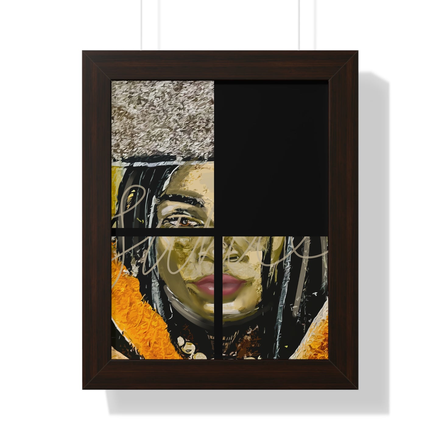 Wall Art Framed Vertical Poster