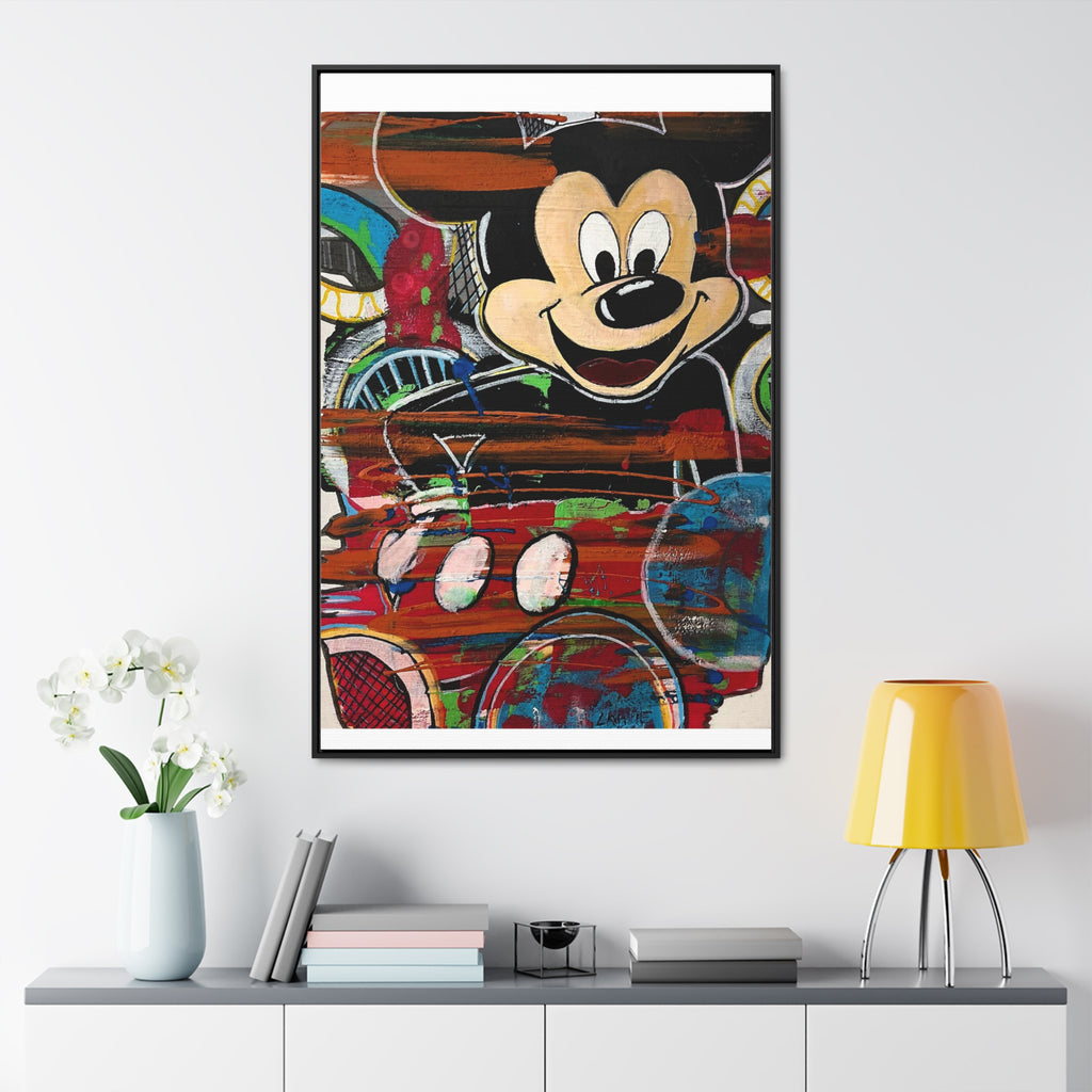 Canvas Print - Mickey Mouse Original Painting