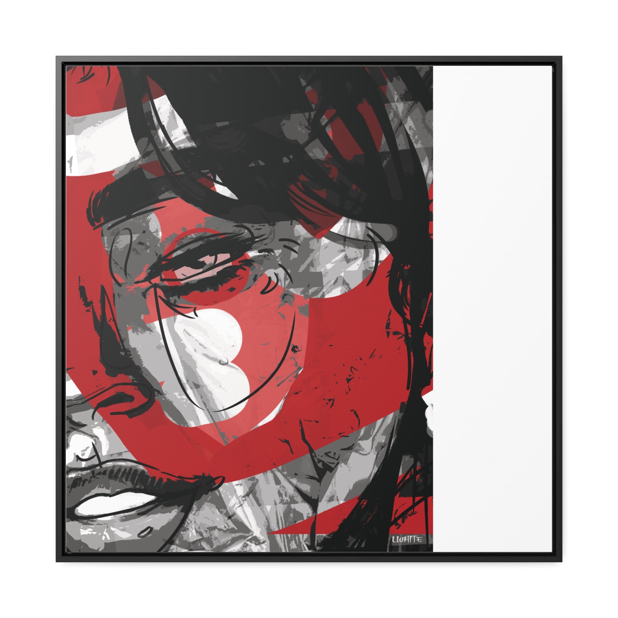 LWhite's Gallery Canvas Wraps, Square Frame