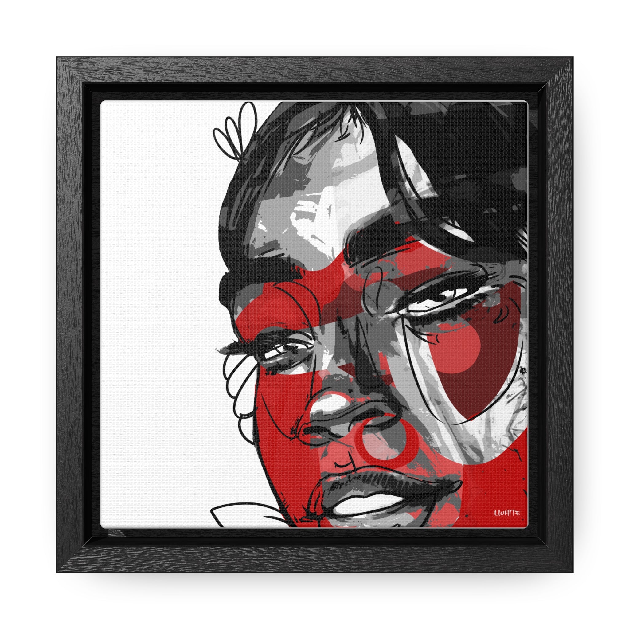 LWhite's Gallery Canvas Wraps, Square Frame