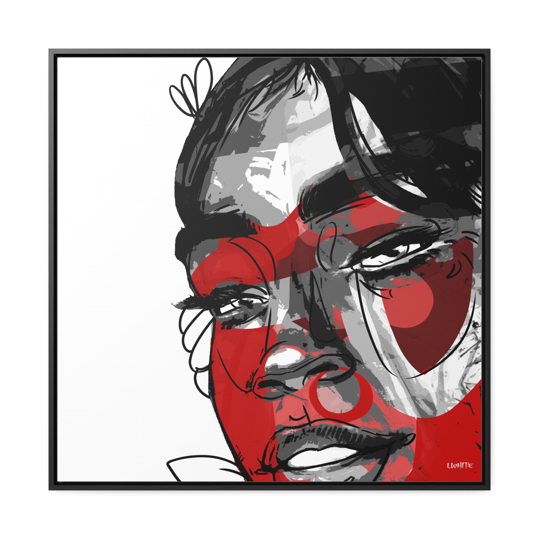 LWhite's Gallery Canvas Wraps, Square Frame