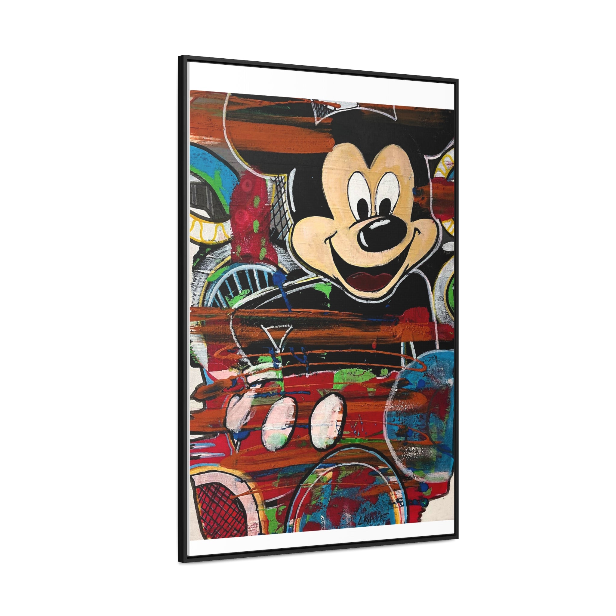 Canvas Print - Mickey Mouse Original Painting