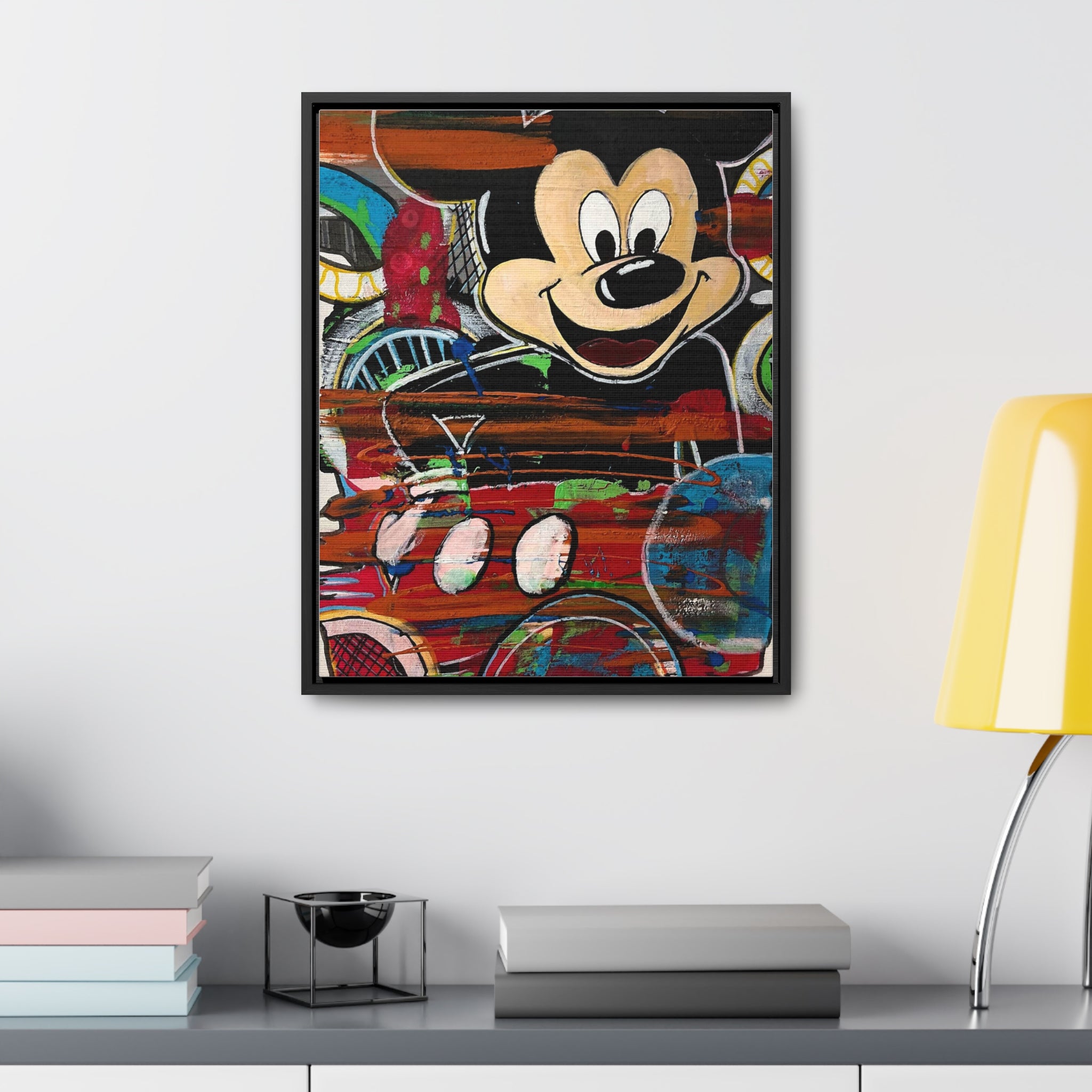 Canvas Print - Mickey Mouse Original Painting
