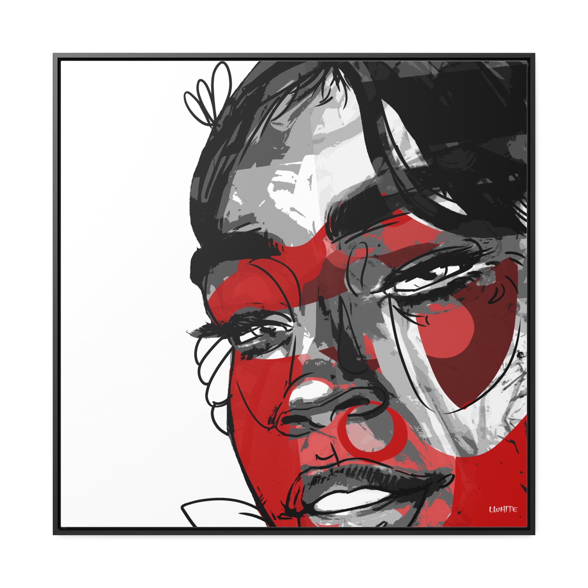 LWhite's Gallery Canvas Wraps, Square Frame