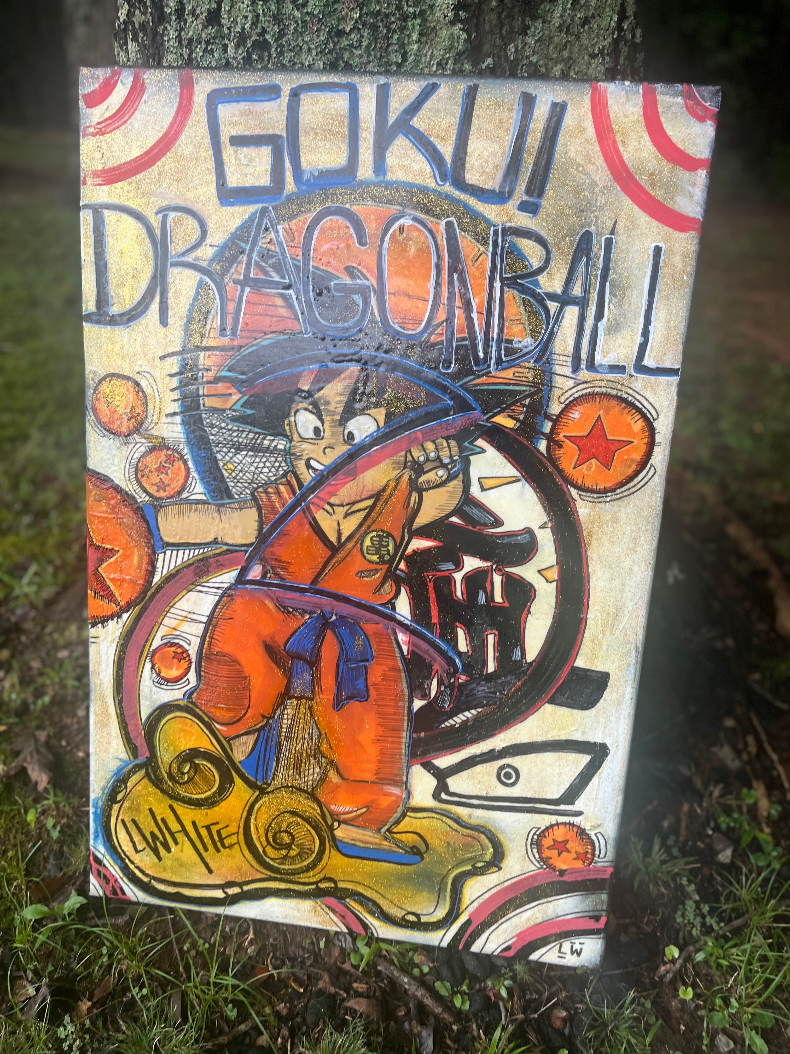 Limited Edition  Dragonball Z's GOKU FanArt by LWhite